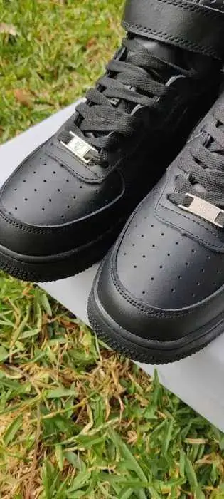AIRFORCE ONE MID NEGRO miniatura 6
